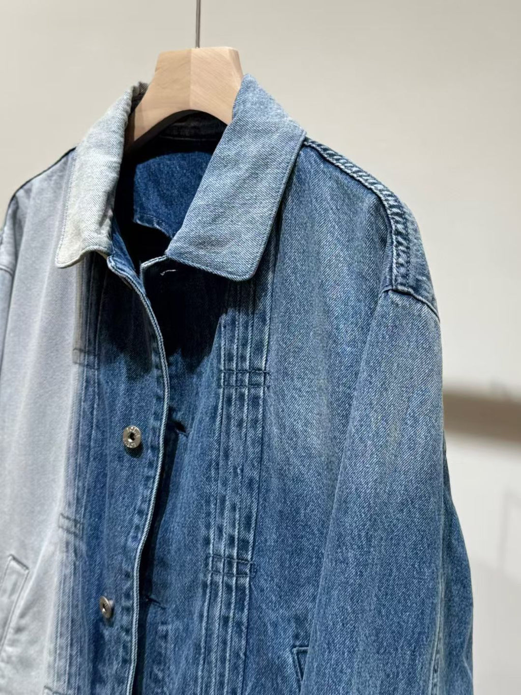 Loewe Degrade Denim Tucker Jacket, Size 44/46/48/50/52