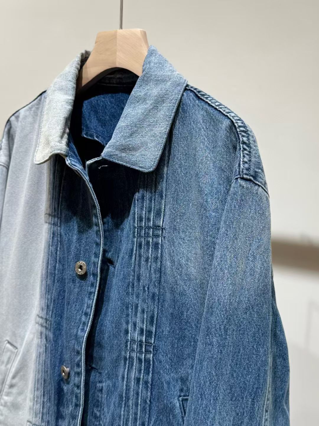 Loewe Degrade Denim Tucker Jacket, Size 44/46/48/50/52