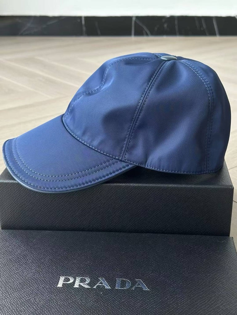 Prada Re-Nylon Baseball Cap, Size M