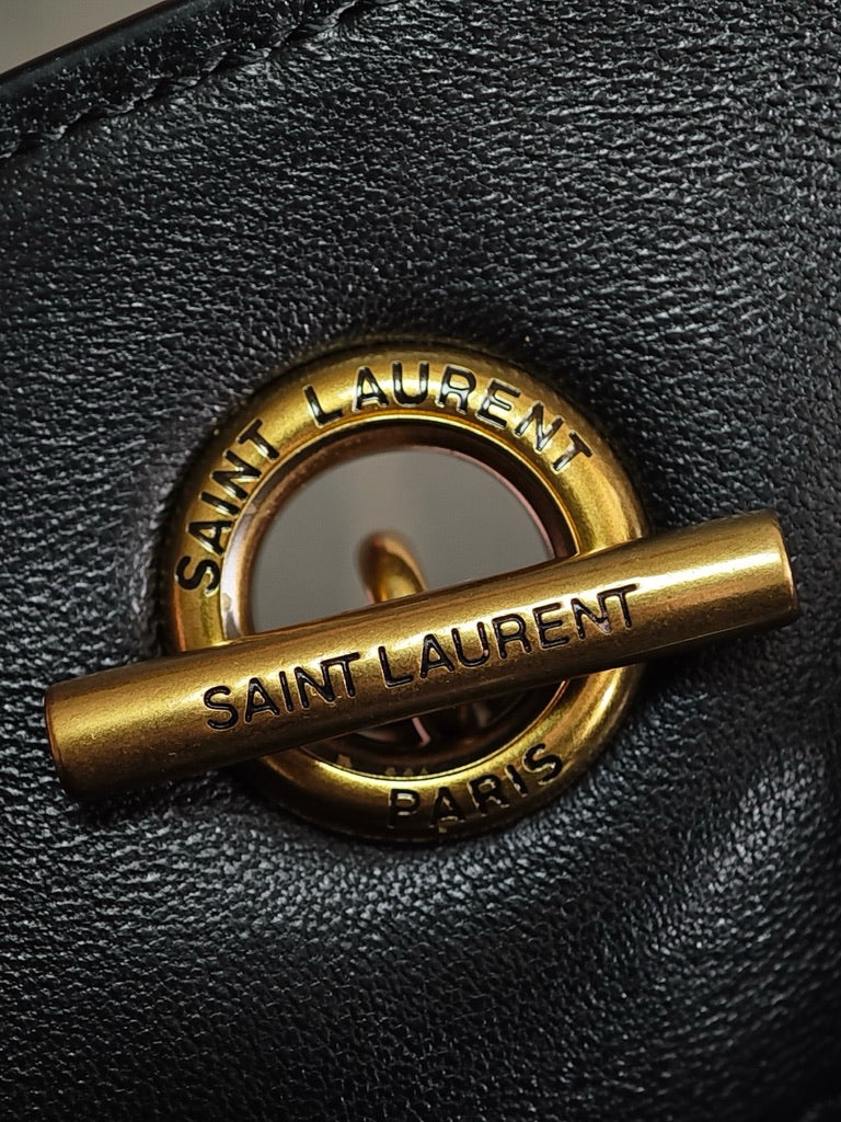 Saint Laurent Jamie Shopping Medium Size Quilted Leather Shoulder Bag
