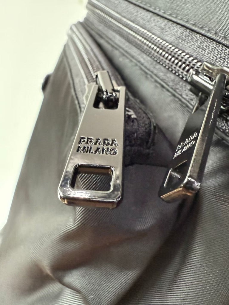 PRADA Re-Nylon Bermudas Shorts in Black, Size S/M/L/XL/2XL