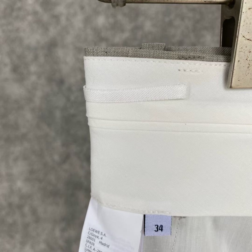 Loewe Wrap Wool Trousers, Size 34/36/38/40