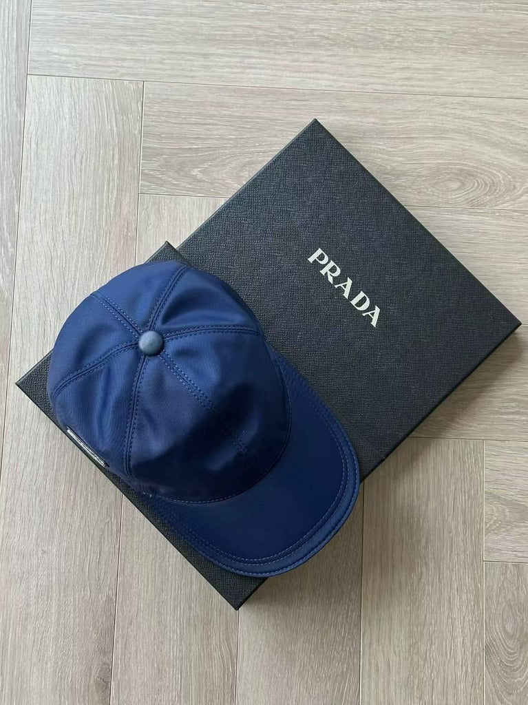 Prada Re-Nylon Baseball Cap, Size M