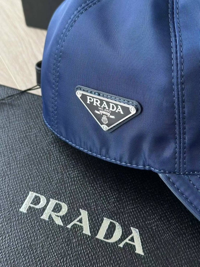 Prada Re-Nylon Baseball Cap, Size M