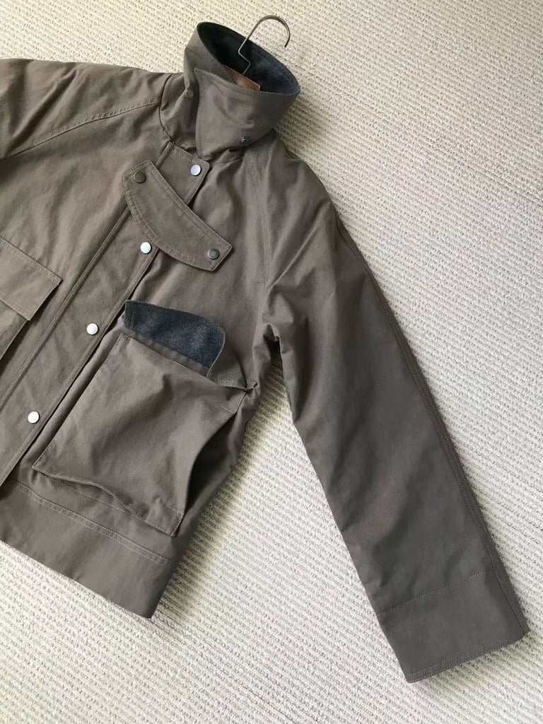 Brunello Cucinelli Women Funnel Neck Jacket, Size 36/38/40