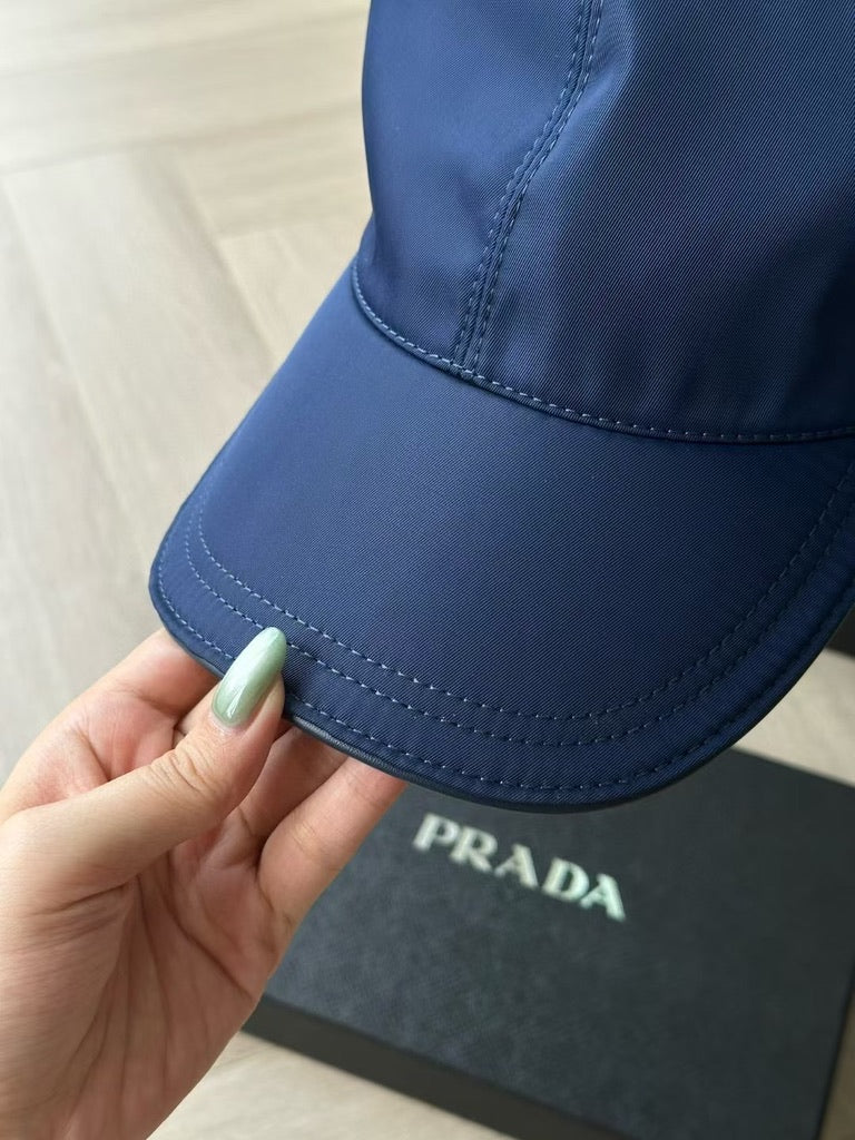 Prada Re-Nylon Baseball Cap, Size M