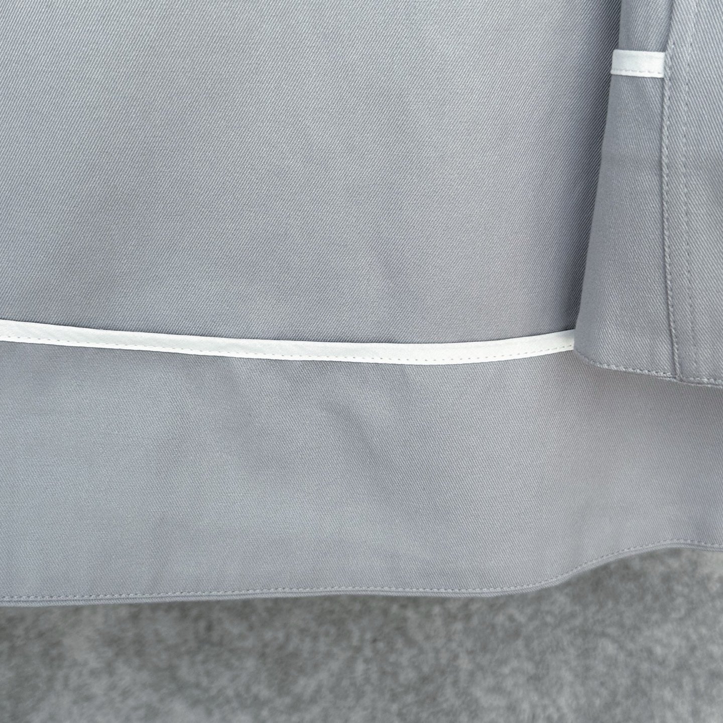 Loewe Cropped Hooded Embroidered Cotton-Twill Jackt in Gray, Size 34/36/38/40