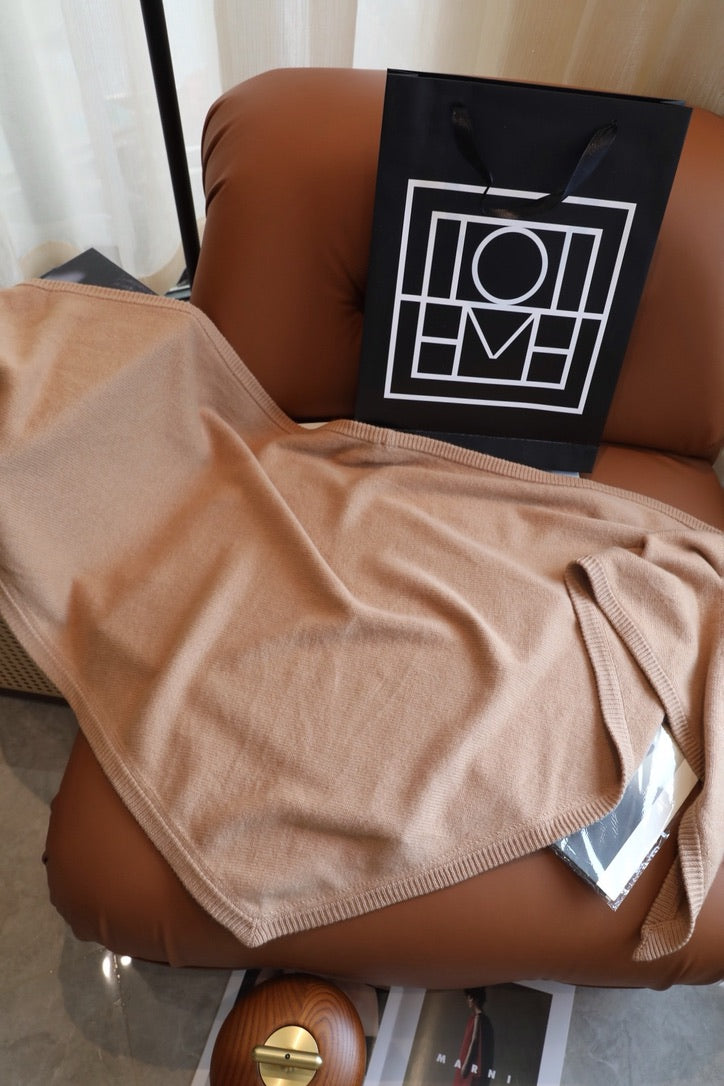 Toteme Scarf in Black/Beige/Gray