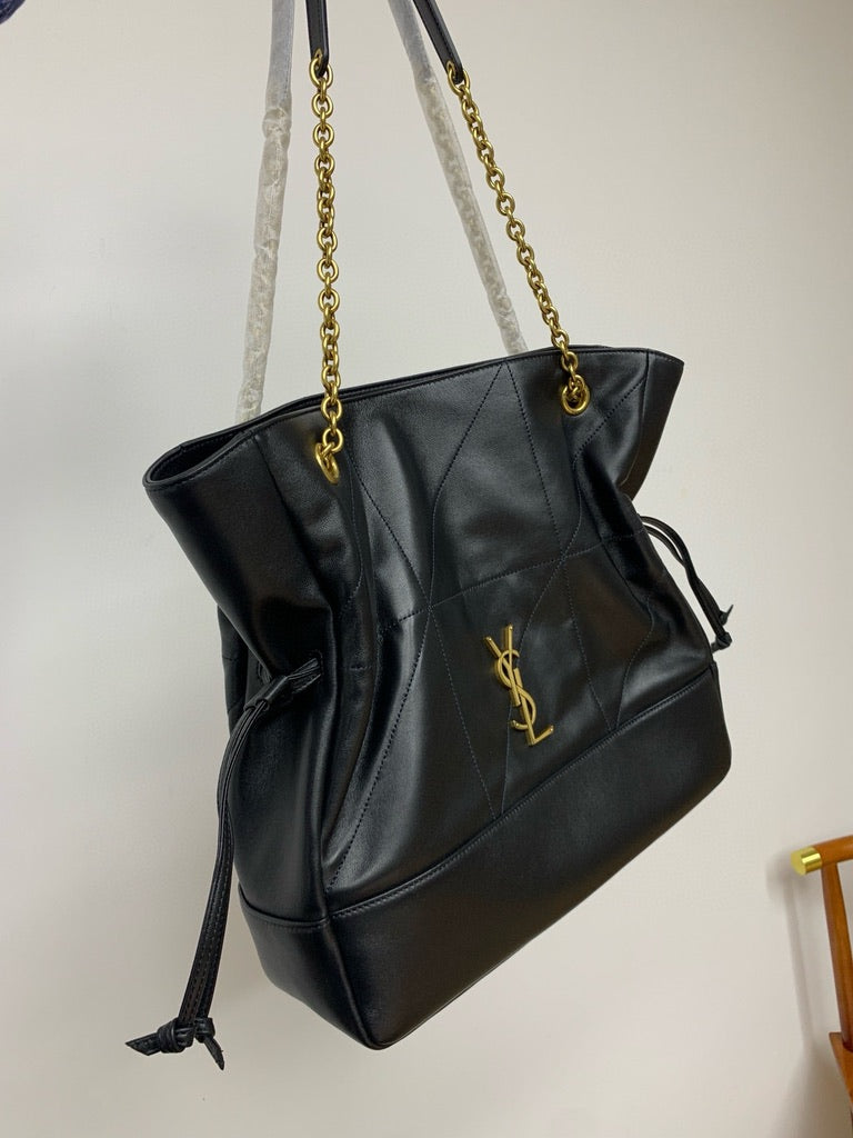 Saint Laurent Jamie Shopping Medium Size Quilted Leather Shoulder Bag