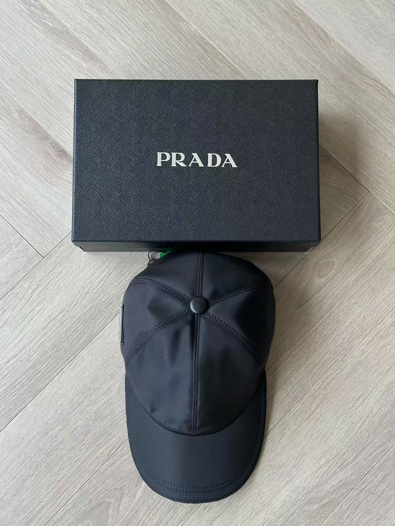 Prada Re-Nylon Baseball Cap, Size M