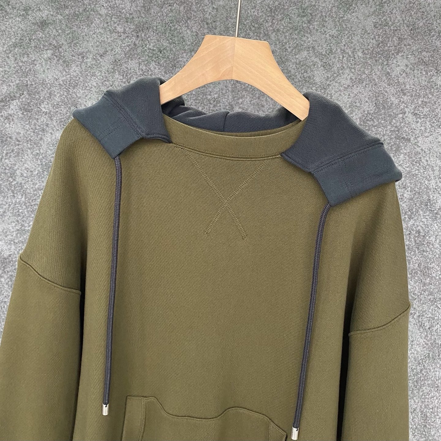 Loewe Hoodie in Pink/Green, Size S/M/L/XL