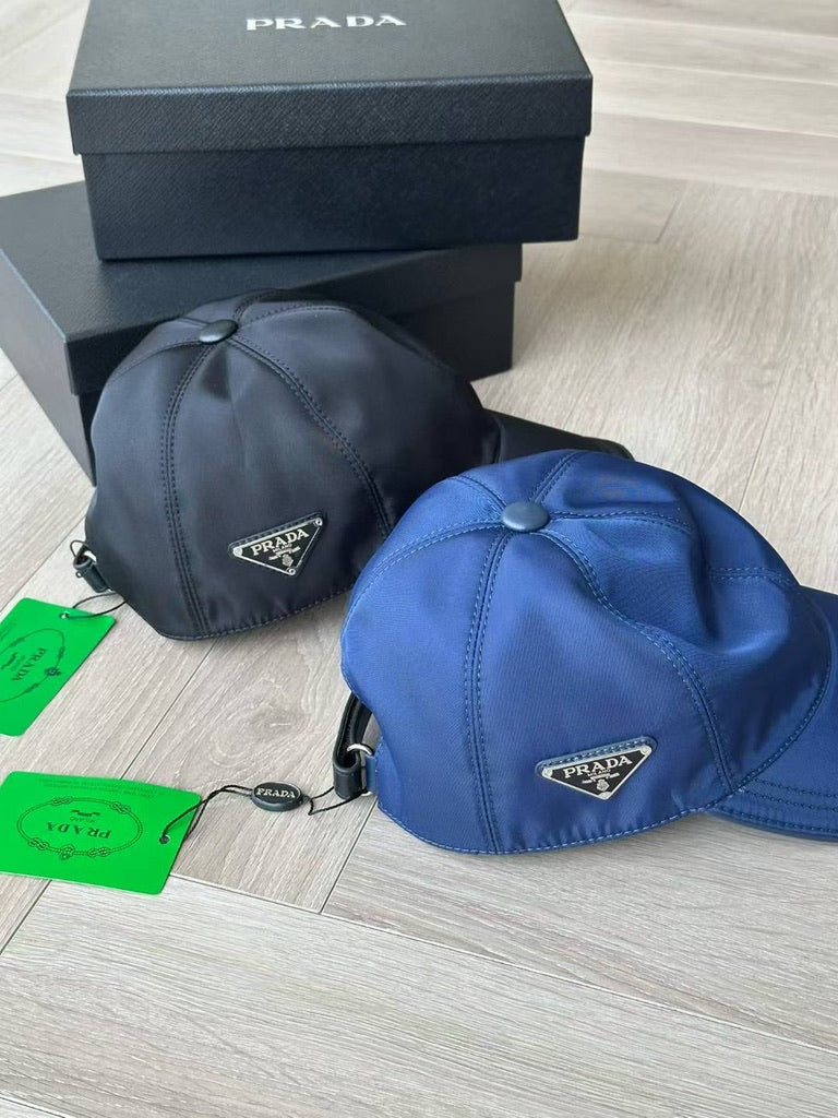 Prada Re-Nylon Baseball Cap, Size M