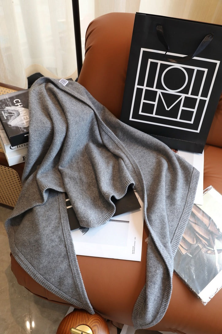 Toteme Scarf in Black/Beige/Gray