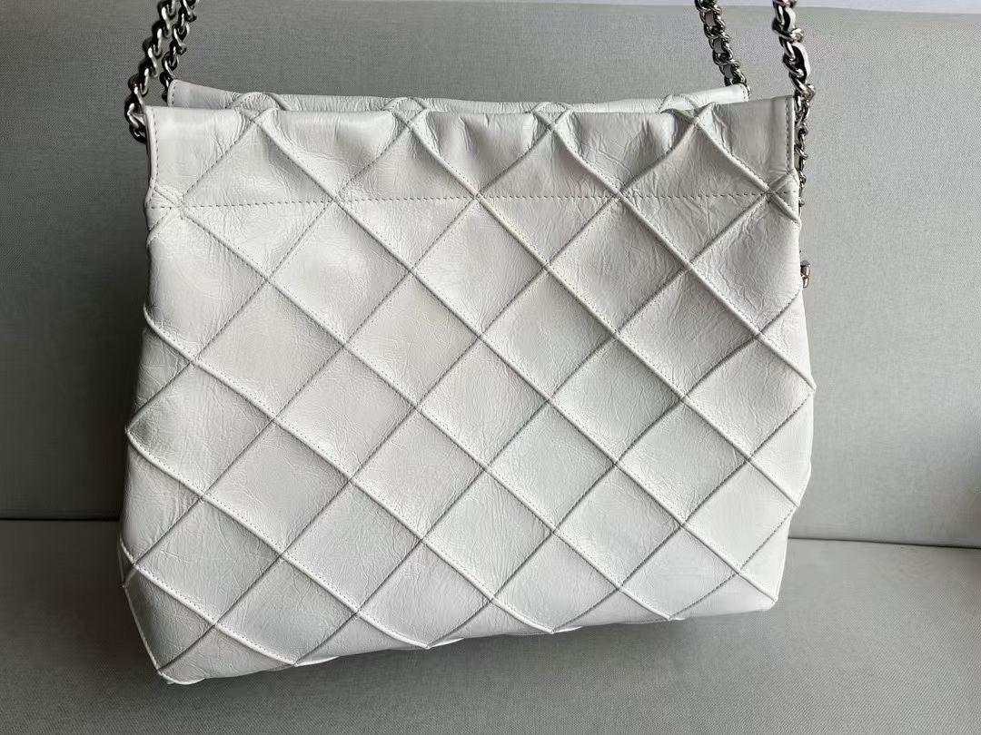 Tory Burch White Leather Bag
