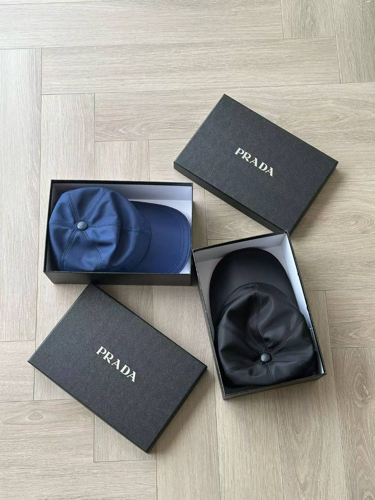 Prada Re-Nylon Baseball Cap, Size M