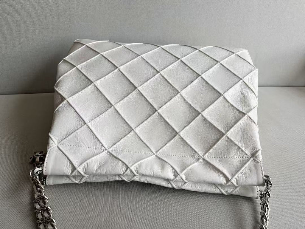 Tory Burch White Leather Bag