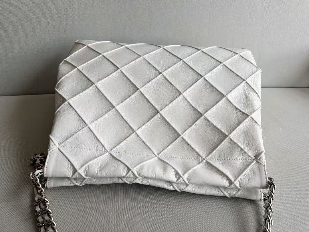 Tory Burch White Leather Bag