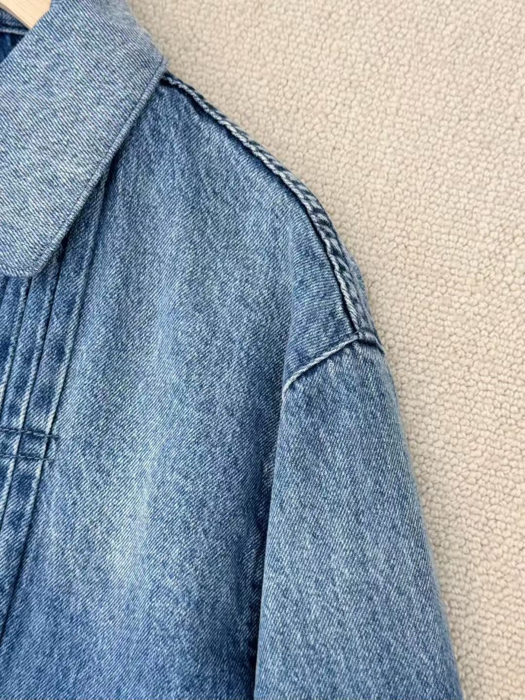 Loewe Degrade Denim Tucker Jacket, Size 44/46/48/50/52