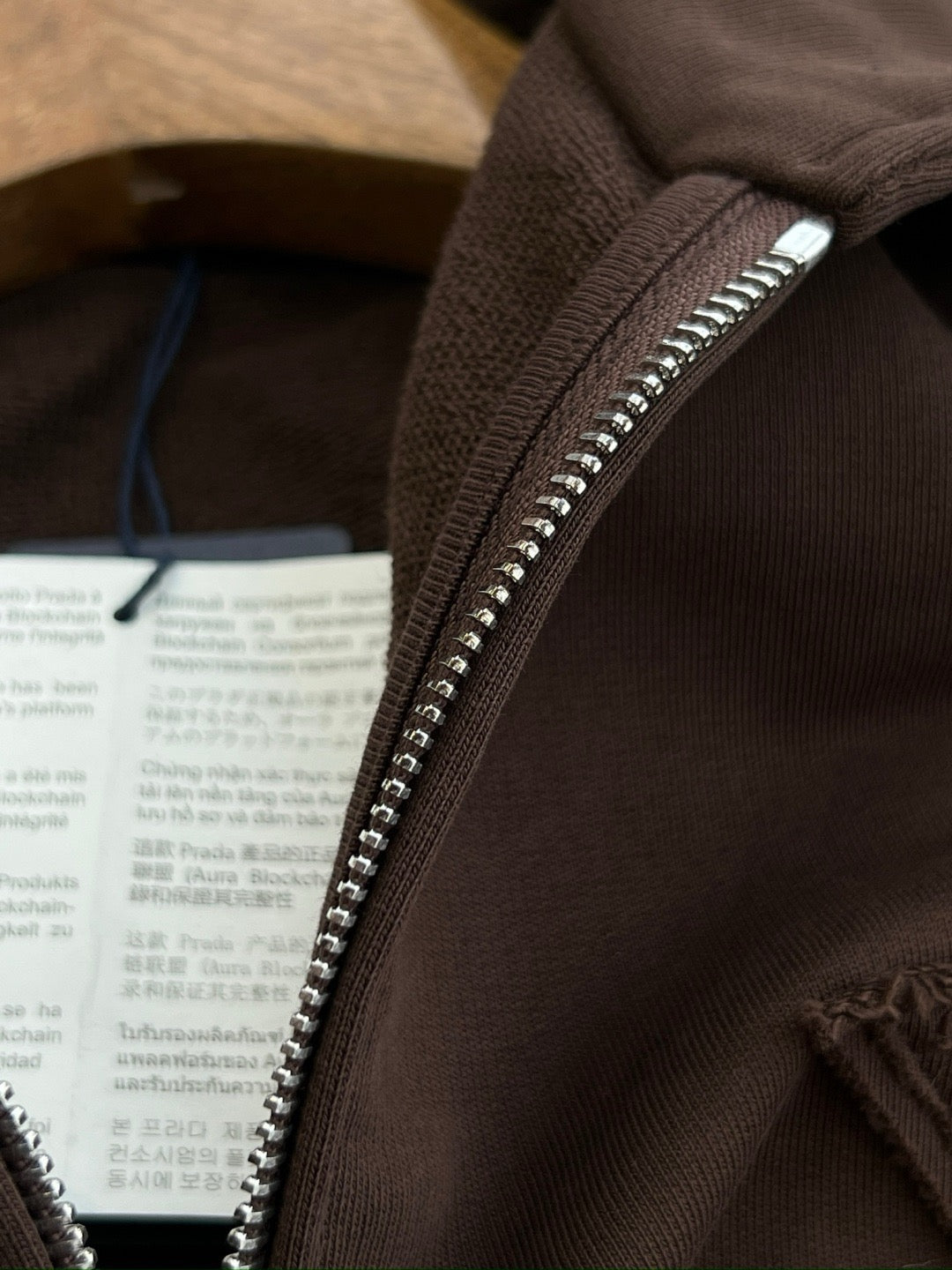 Prada Men's Cotton Fleece Polo Shirt, Size XS/S/M/L