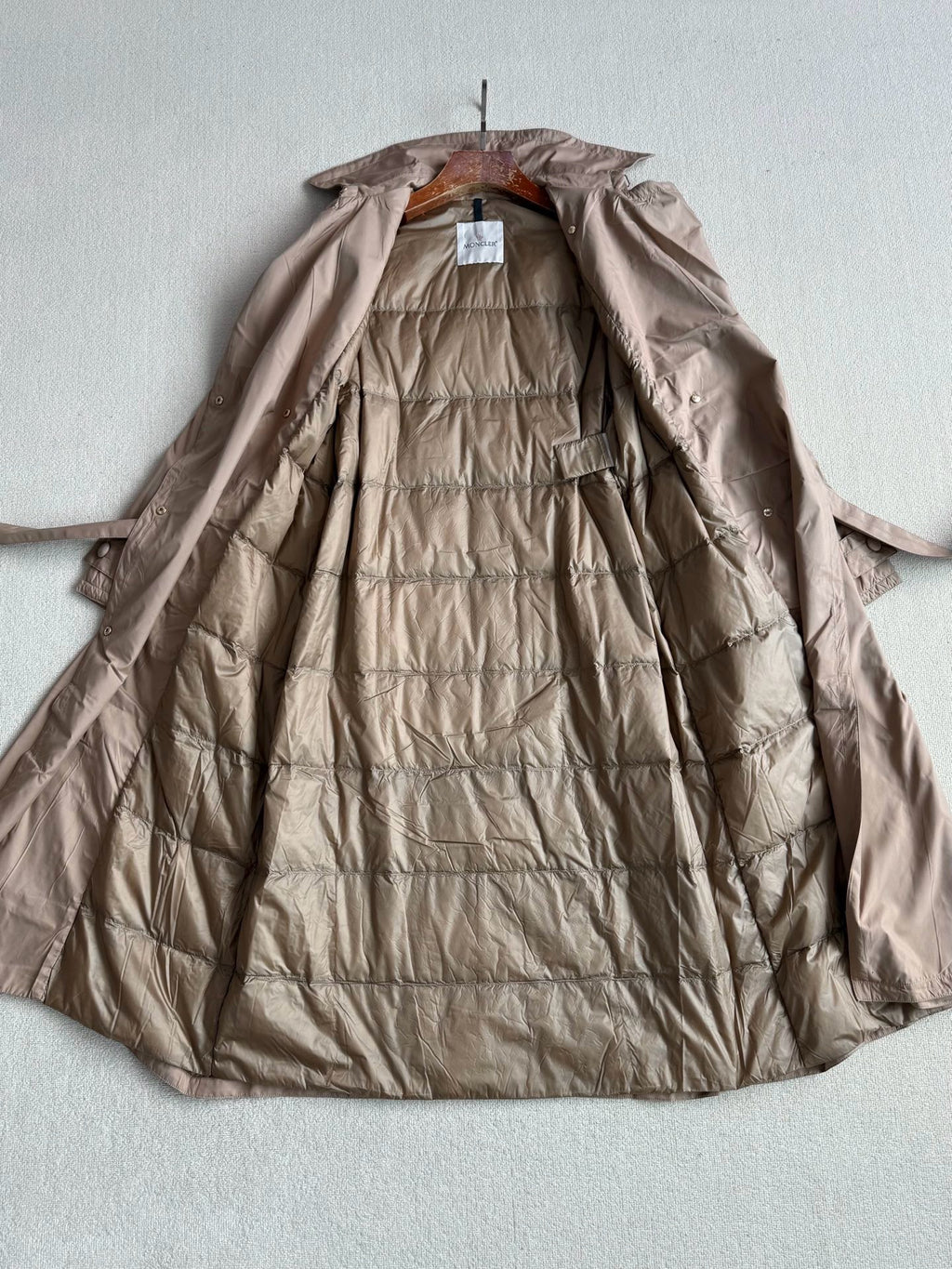 Moncler Barbentane Long Coat, Size 00/0/1