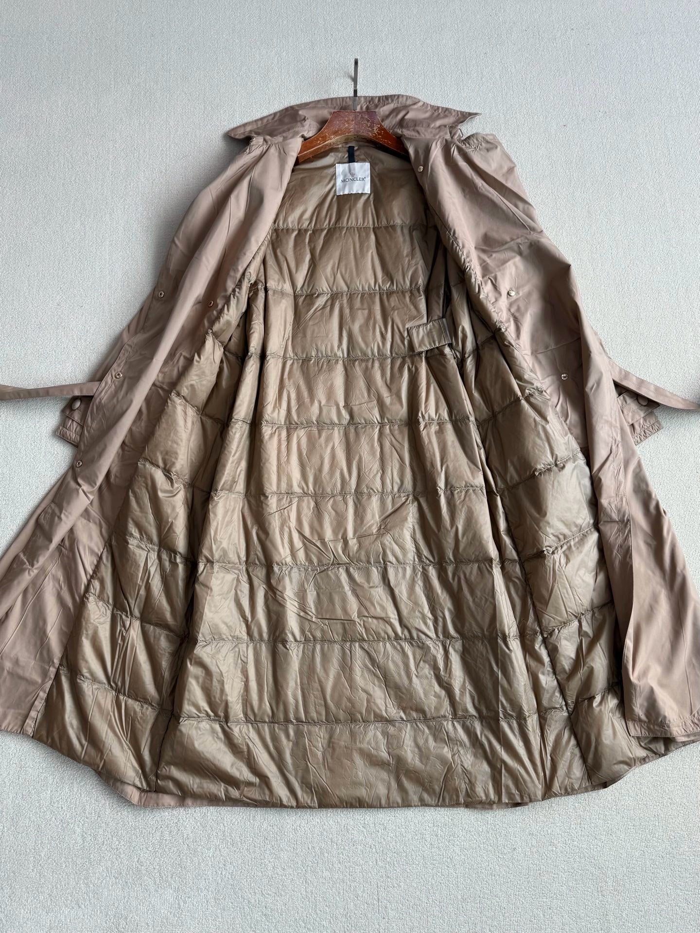 Moncler Barbentane Long Coat, Size 00/0/1
