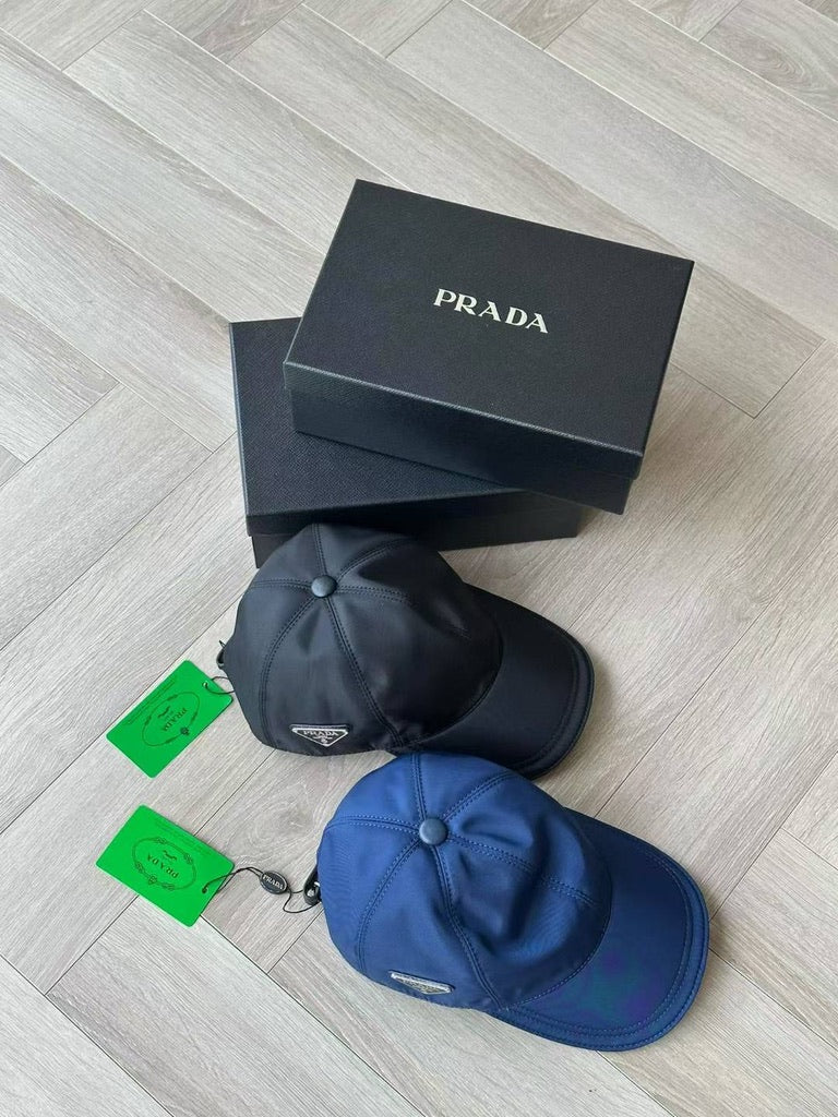 Prada Re-Nylon Baseball Cap, Size M
