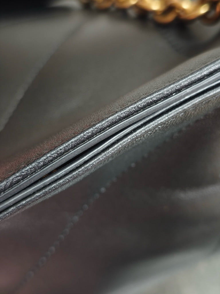 Saint Laurent Jamie Shopping Medium Size Quilted Leather Shoulder Bag