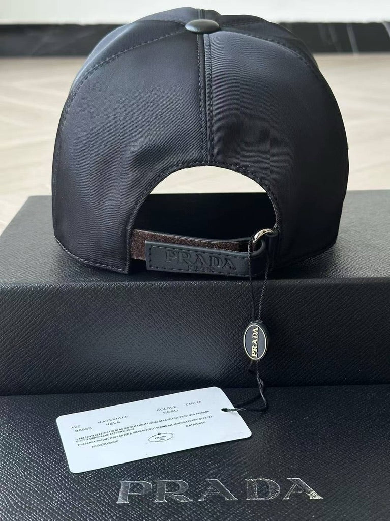 Prada Re-Nylon Baseball Cap, Size M