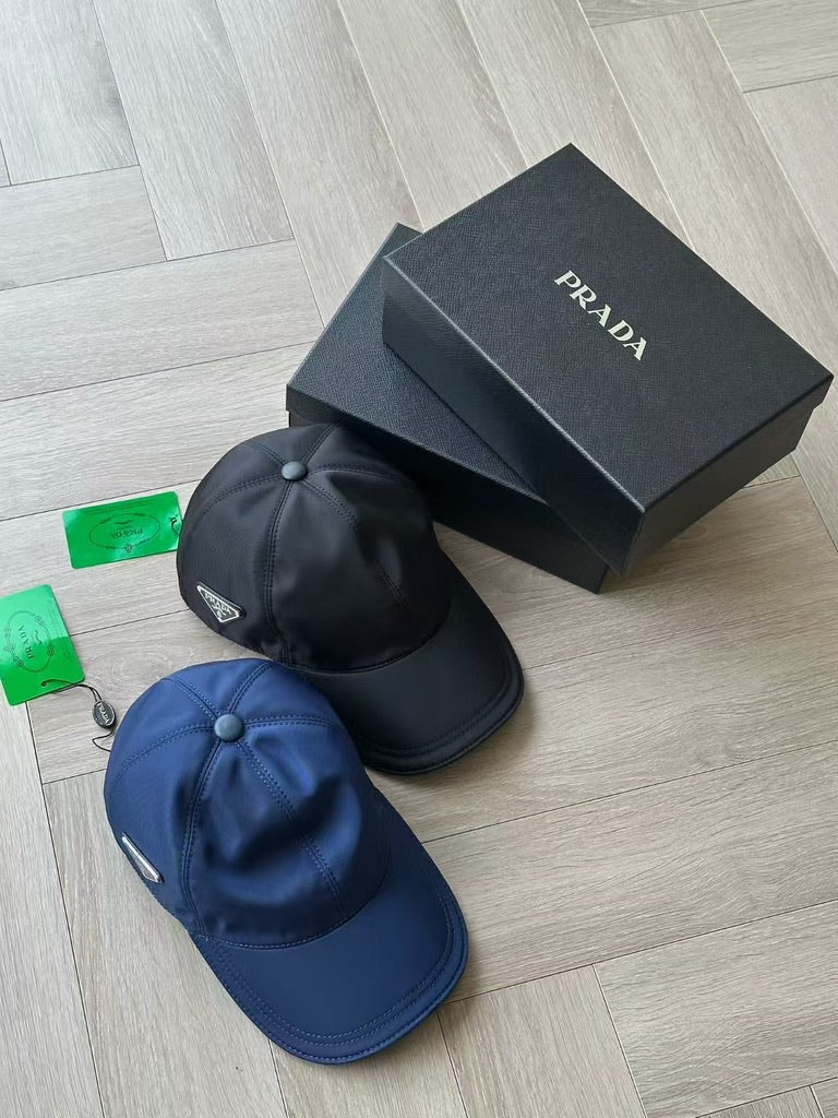 Prada Re-Nylon Baseball Cap, Size M
