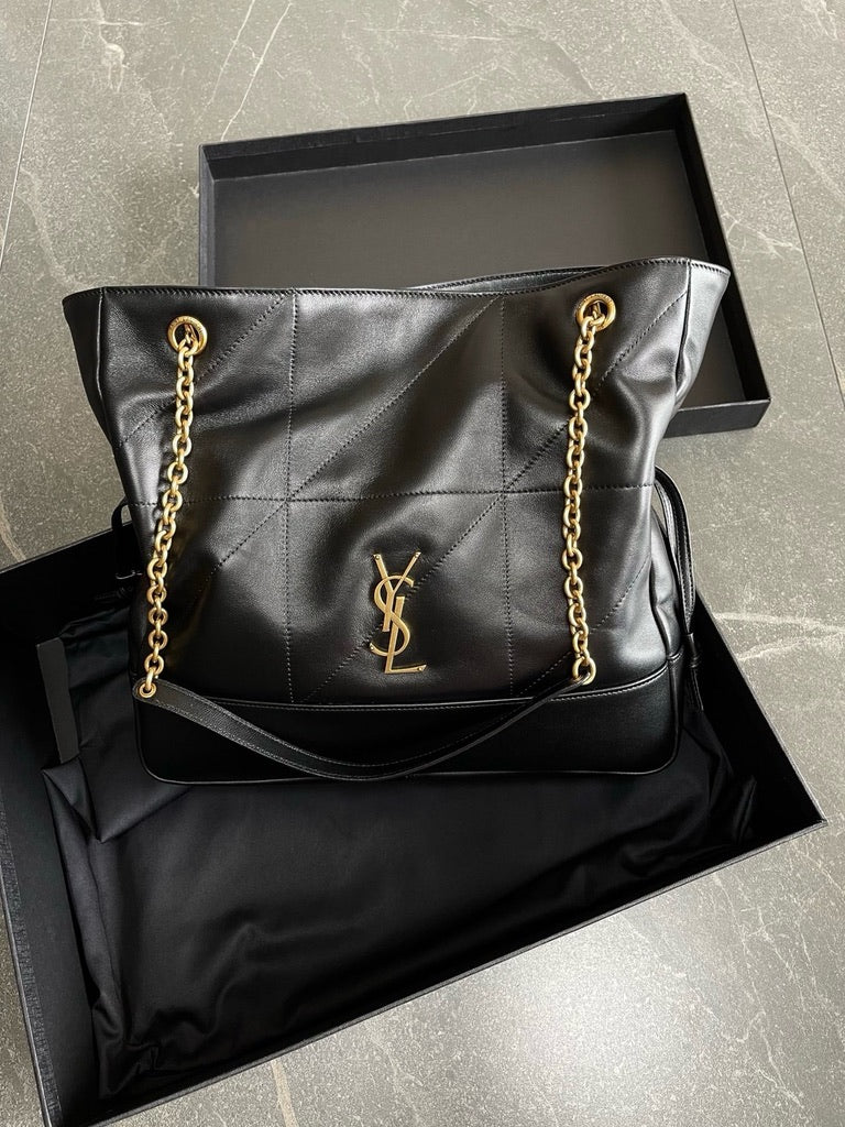 Saint Laurent Jamie Shopping Medium Size Quilted Leather Shoulder Bag