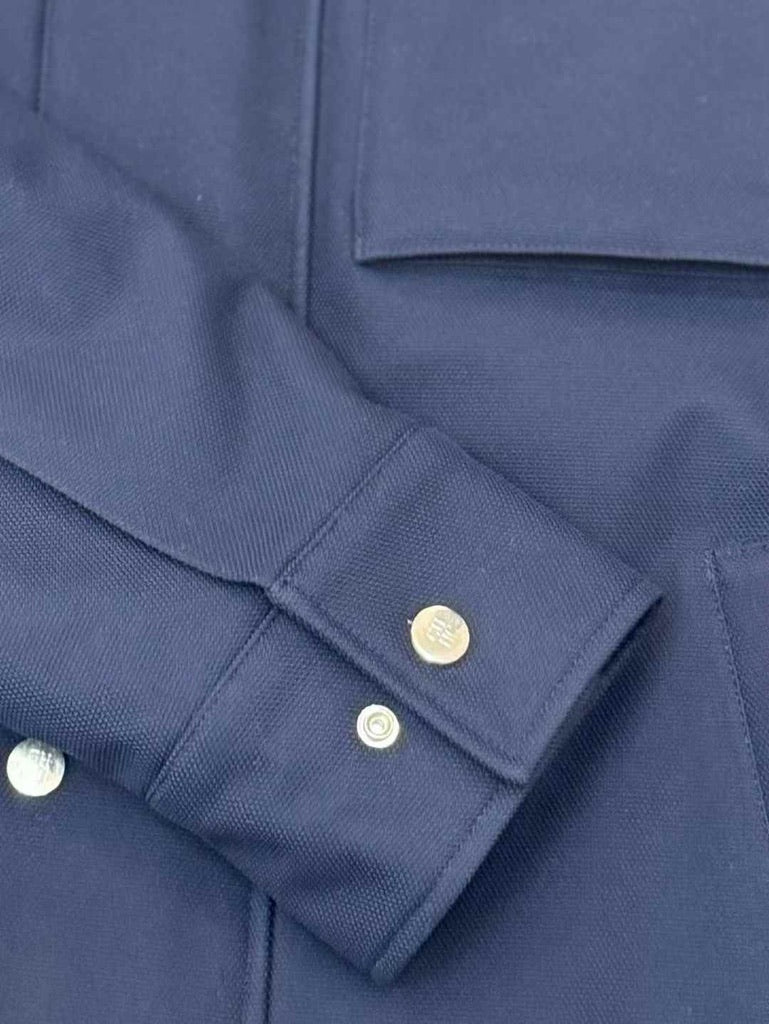 CH Carolina Herrera Textured Technical Jacket in Blue, Size S/M/L/XL