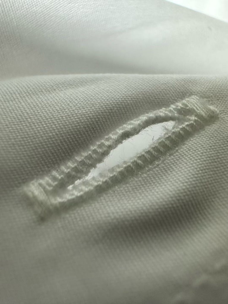 Prada Women White Cotton Poplin Dress Shirt, Size FR 36/38/40/42