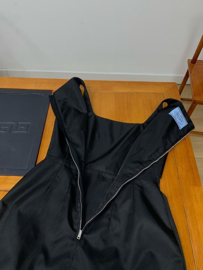 Prada Re-Nylon Minidress in Black, Size 36/38/40/42