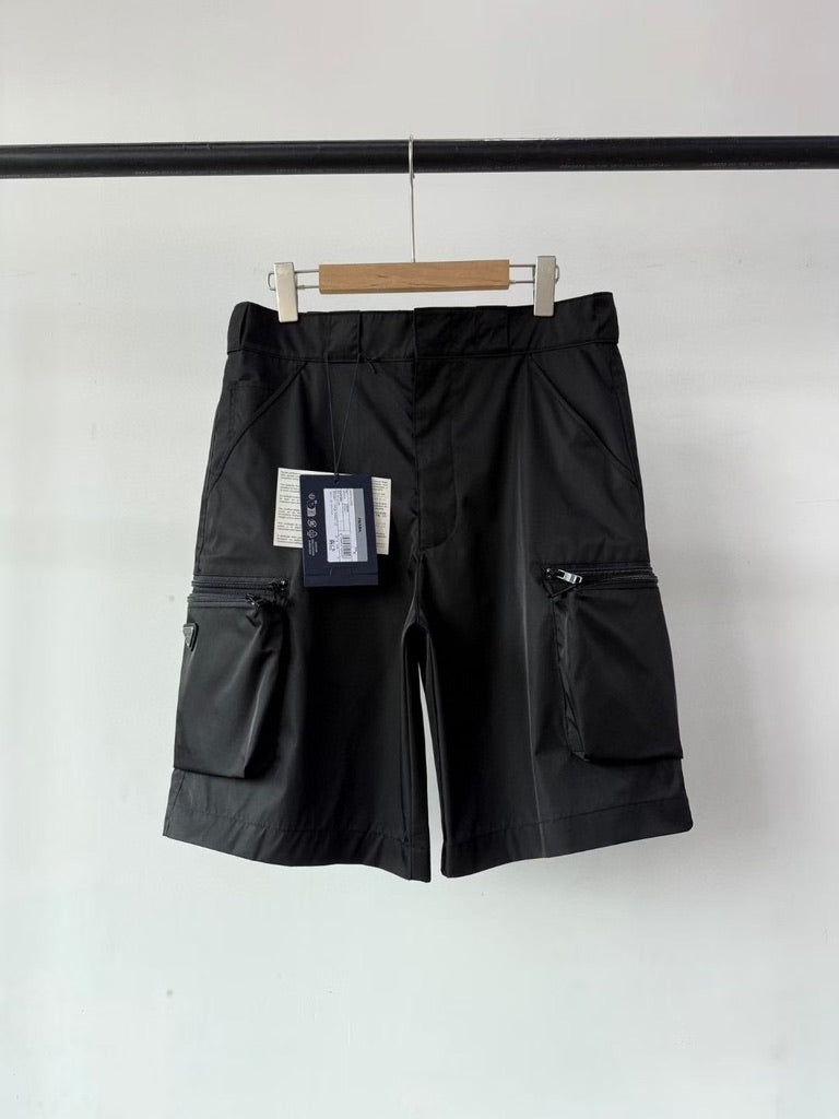 PRADA Re-Nylon Bermudas Shorts in Black, Size S/M/L/XL/2XL