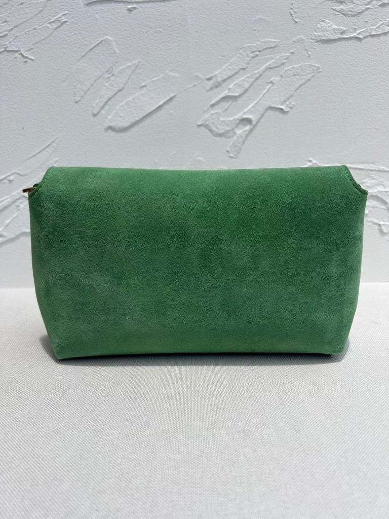 Anya Hindmarch Mortimer Cross-Body Leather Shoulder Bag in Green