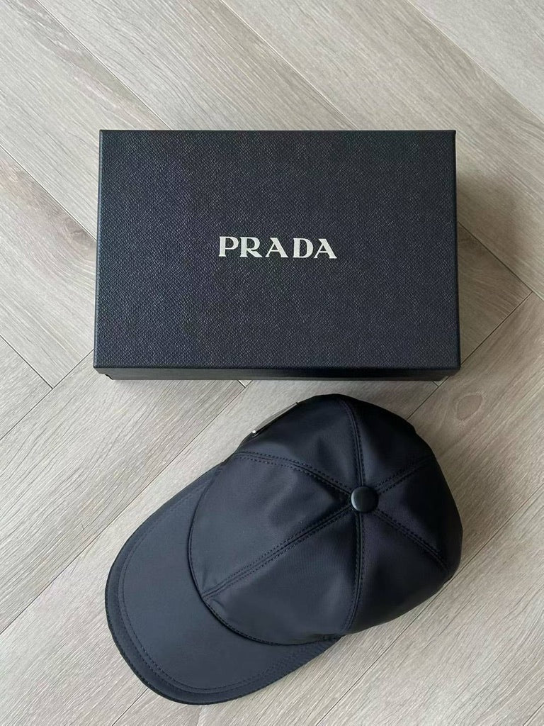 Prada Re-Nylon Baseball Cap, Size M