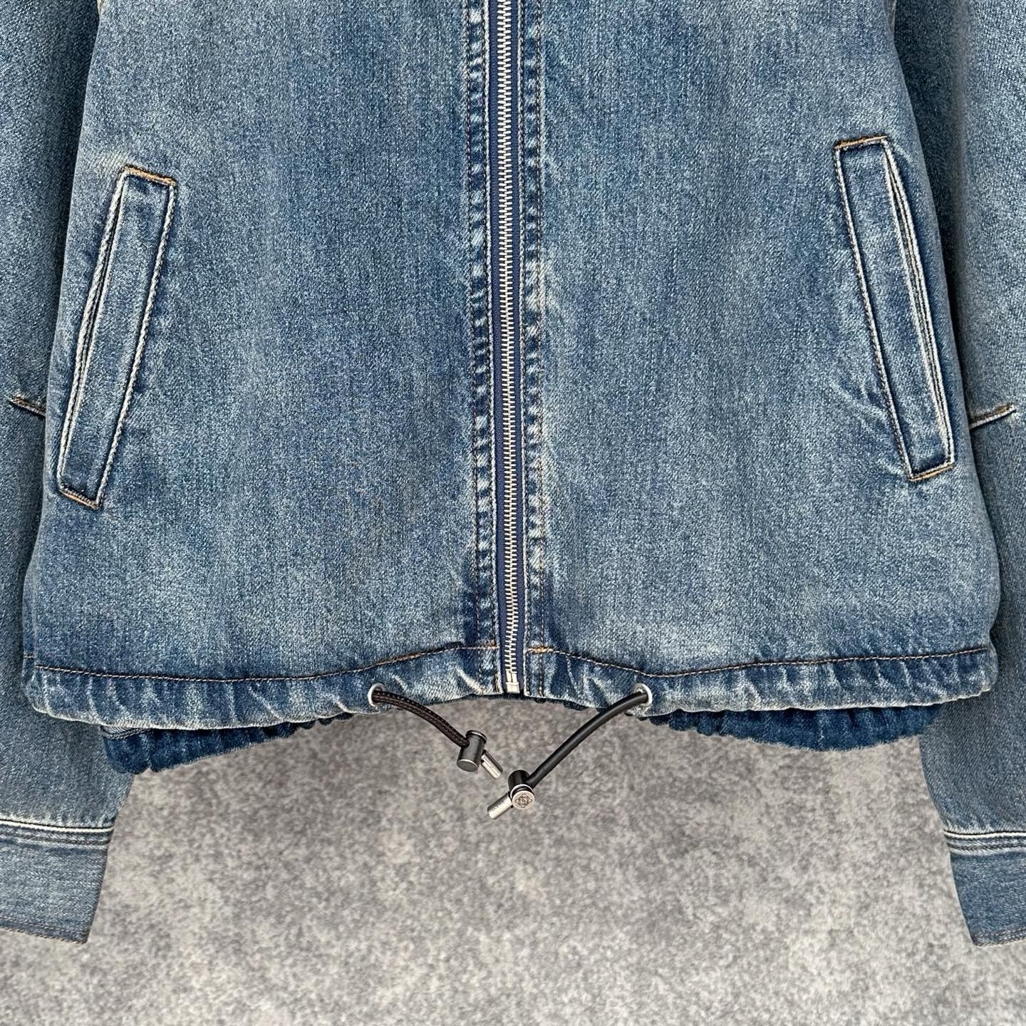 Loewe Balloon Denim Jacket, Size 32/34/36/38