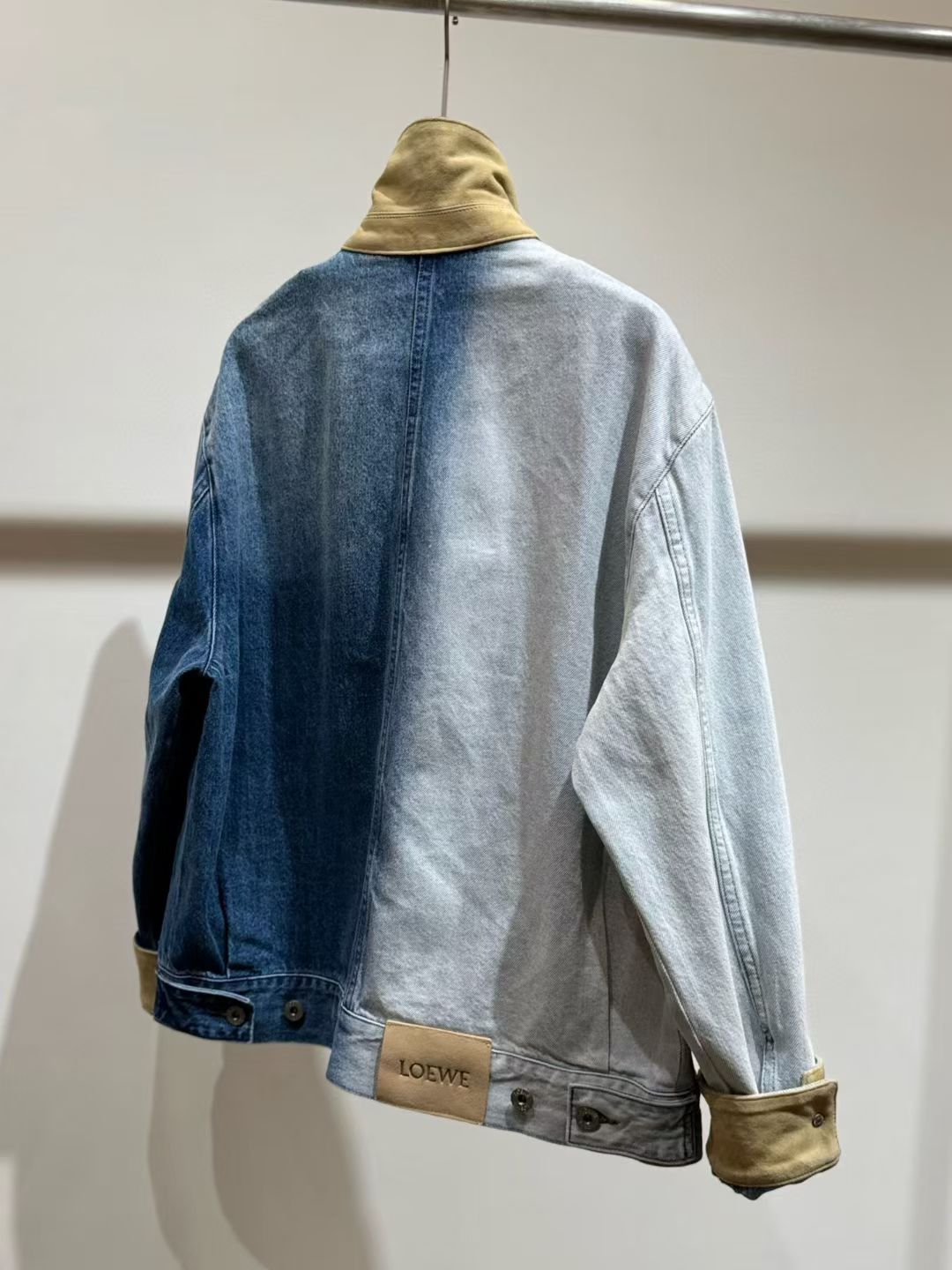 Loewe Degrade Denim Tucker Jacket, Size 44/46/48/50/52