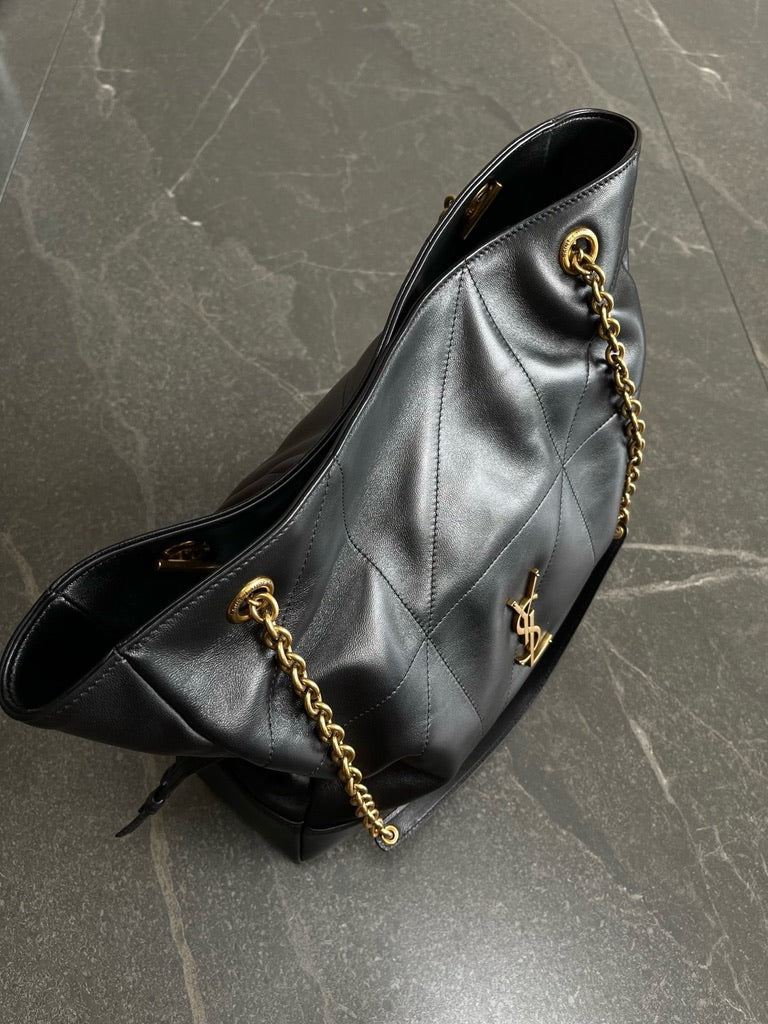 Saint Laurent Jamie Shopping Medium Size Quilted Leather Shoulder Bag