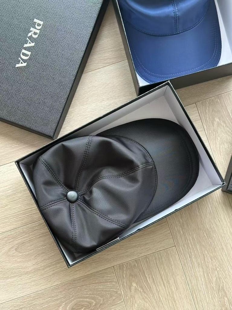 Prada Re-Nylon Baseball Cap, Size M