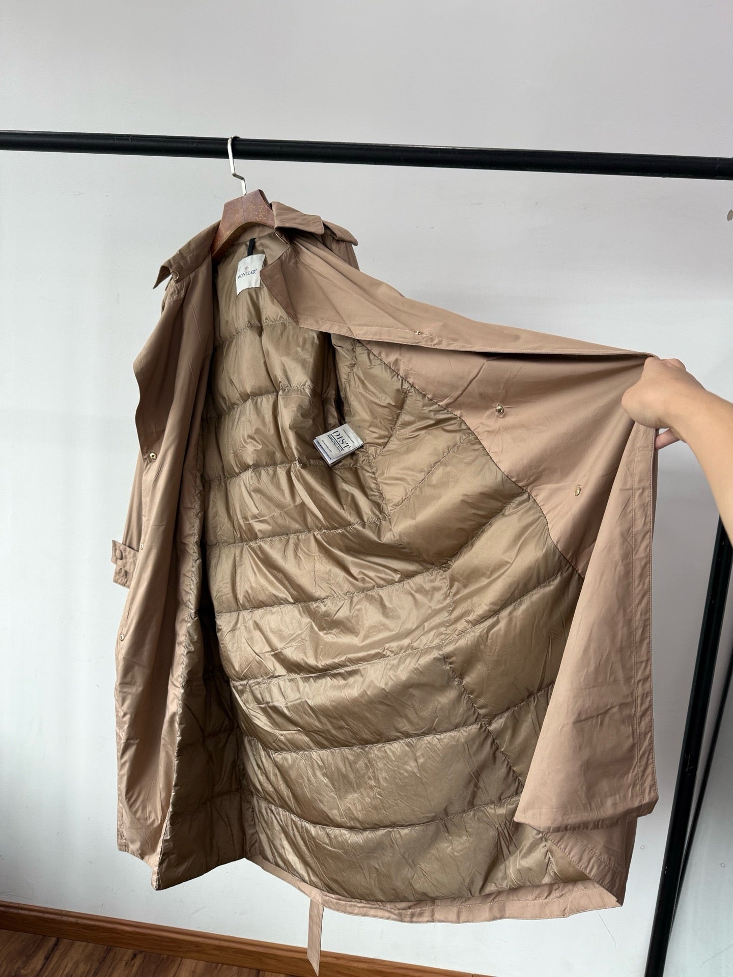 Moncler Barbentane Long Coat, Size 00/0/1