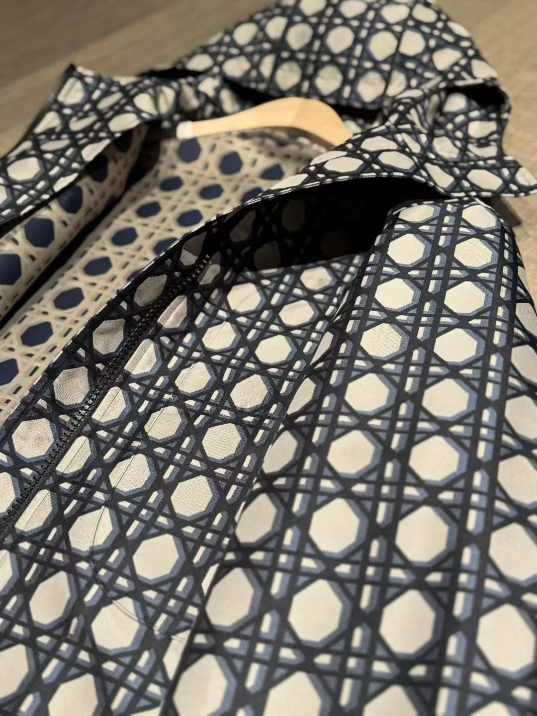 Dior
Macrocannage Waterproof Hooded Jacket, Size S/M/L
