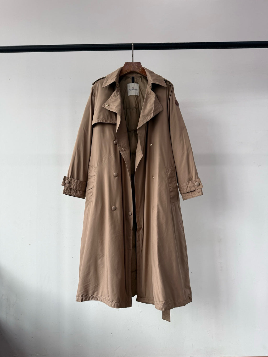 Moncler Barbentane Long Coat, Size 00/0/1