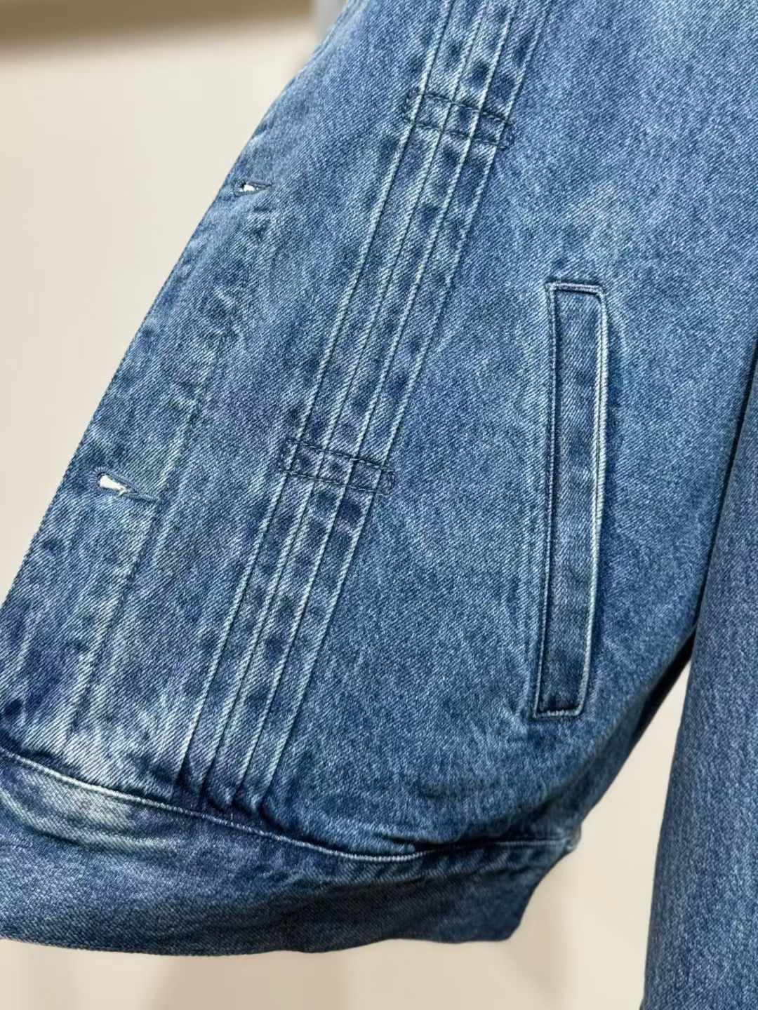 Loewe Degrade Denim Tucker Jacket, Size 44/46/48/50/52