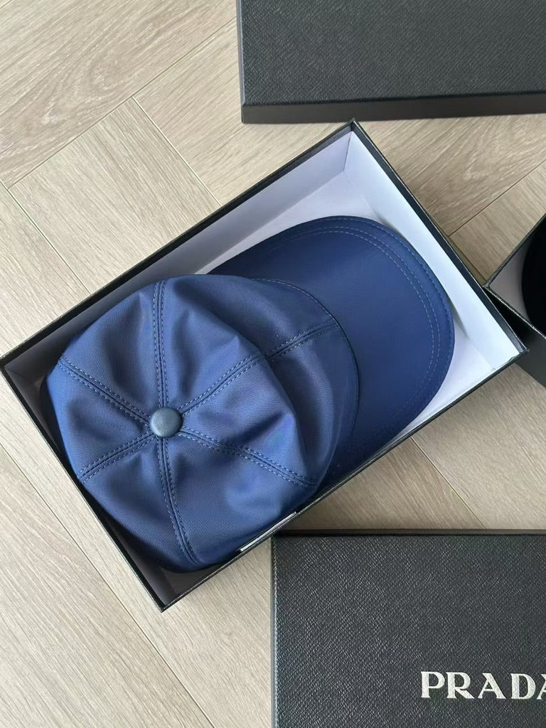 Prada Re-Nylon Baseball Cap, Size M