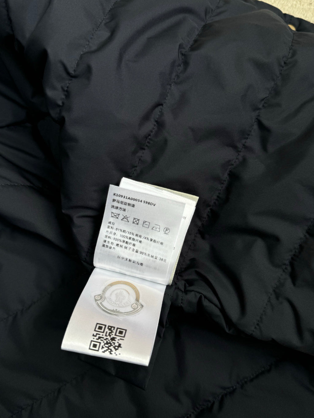 Monlcer Dauphin Tweed Short Down Jacket, Size 1/2/3