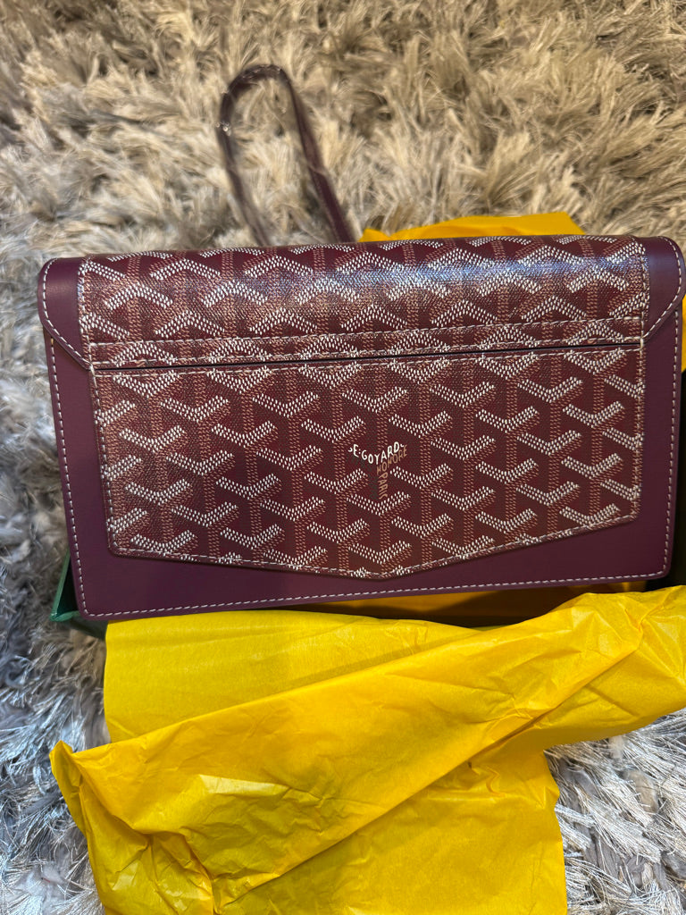 Goyard Small Marie-Caroline Shoulder Bag in Purple (10 x 6 x 2.5 in)