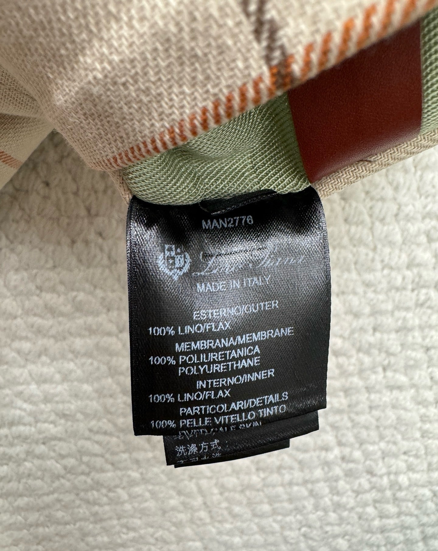 Loro Piana Spencer Linen Trench Coat, Size 36/38/40/42