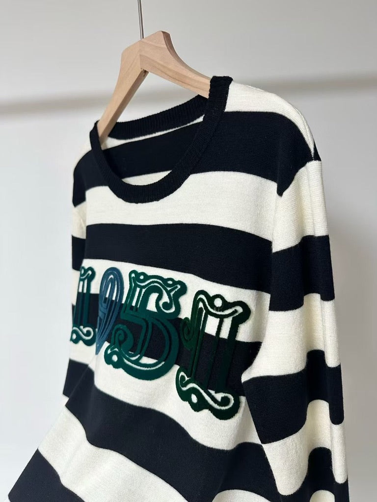 Max Mara Viterbo 1951 Wool Crewneck Sweater, Size S/M/L