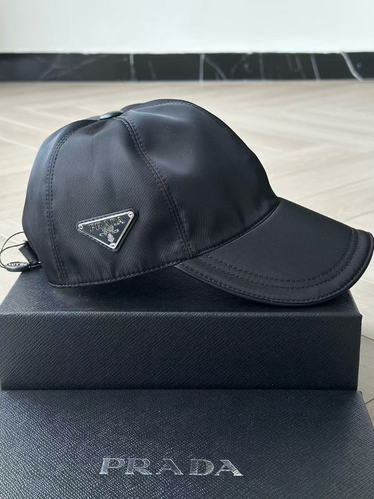Prada Re-Nylon Baseball Cap, Size M
